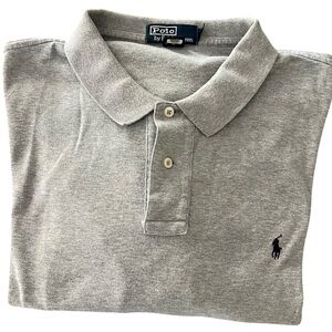 Ralph Lauren Gray Polo Shirt Classic Style - Very Good Condition